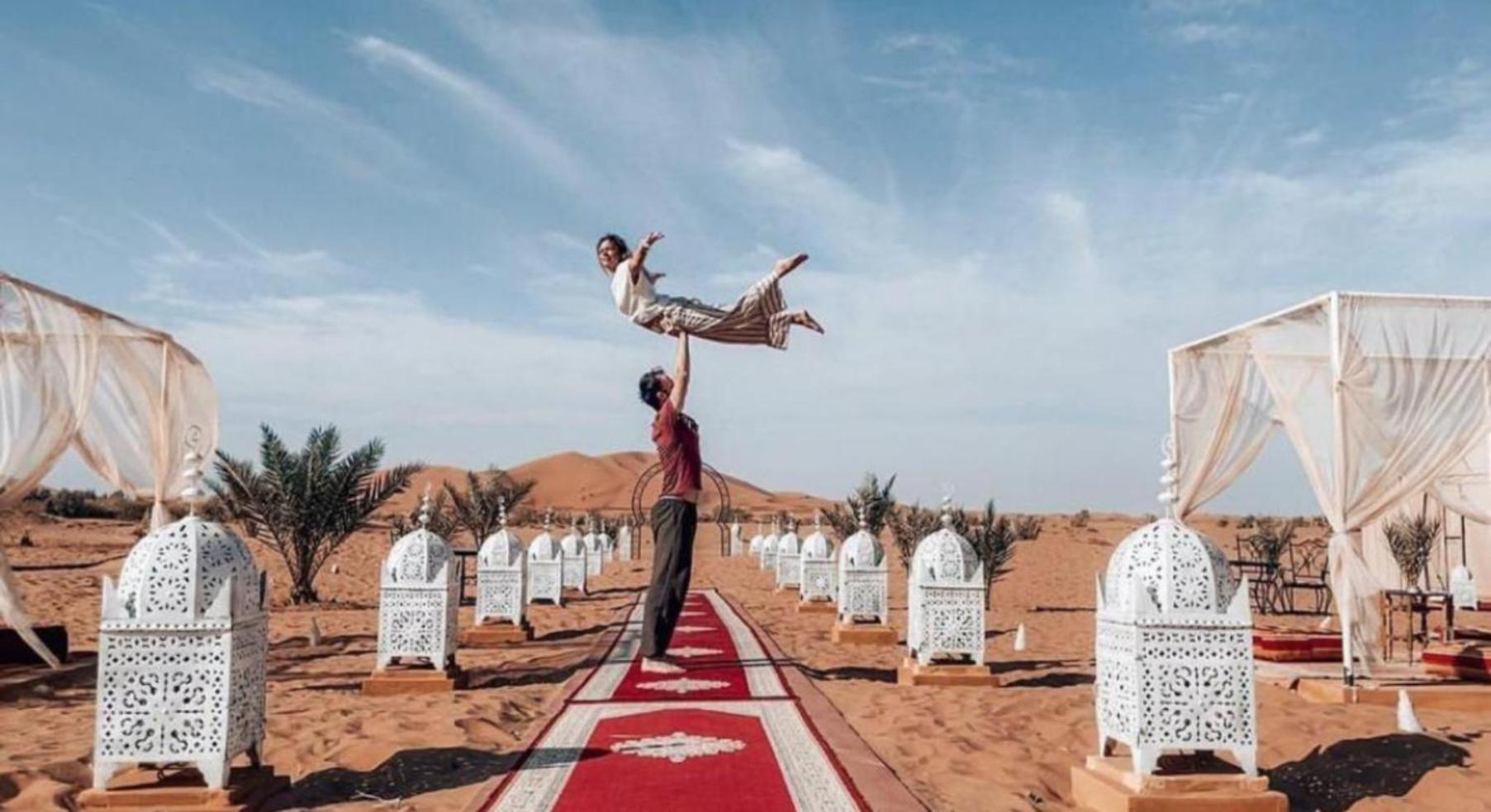 Luxury Bedouin Camp Bed & Breakfast Merzouga Exterior photo